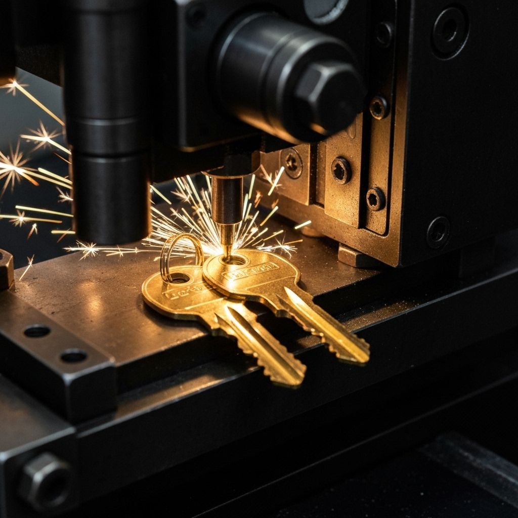 Máquina profissional de corte e cópia de chaves em chaveiro 24 horas